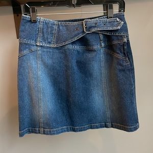Cache Jean skirt